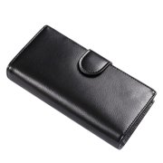 Leather Travel Storage Case Set with 2 Metal Tubes & Precision Accessory, Portable Organizer Kit with Carry Pouch