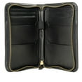 thumbnail image 1 of Leather Travel Wallet & Passport Holder (Black (Split Grain)), 1 of 6