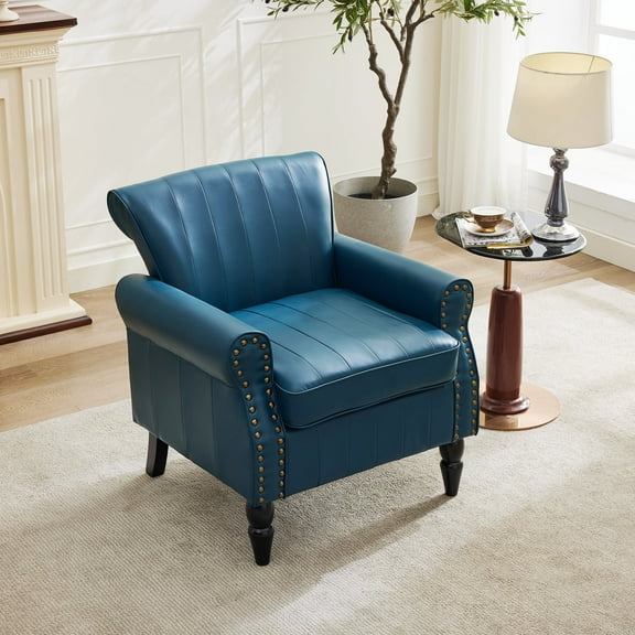 Leather Upholstered Sofa, Single Sofa