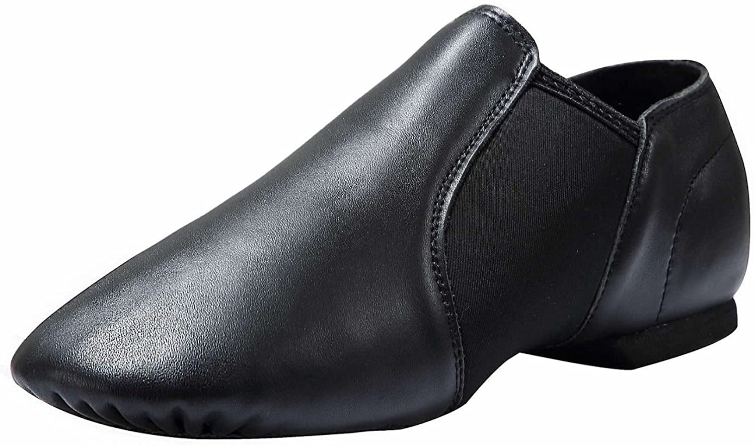 Linodes Leather Upper Jazz Shoe Slip-on For Women And Men's Dance Shoes - View #4