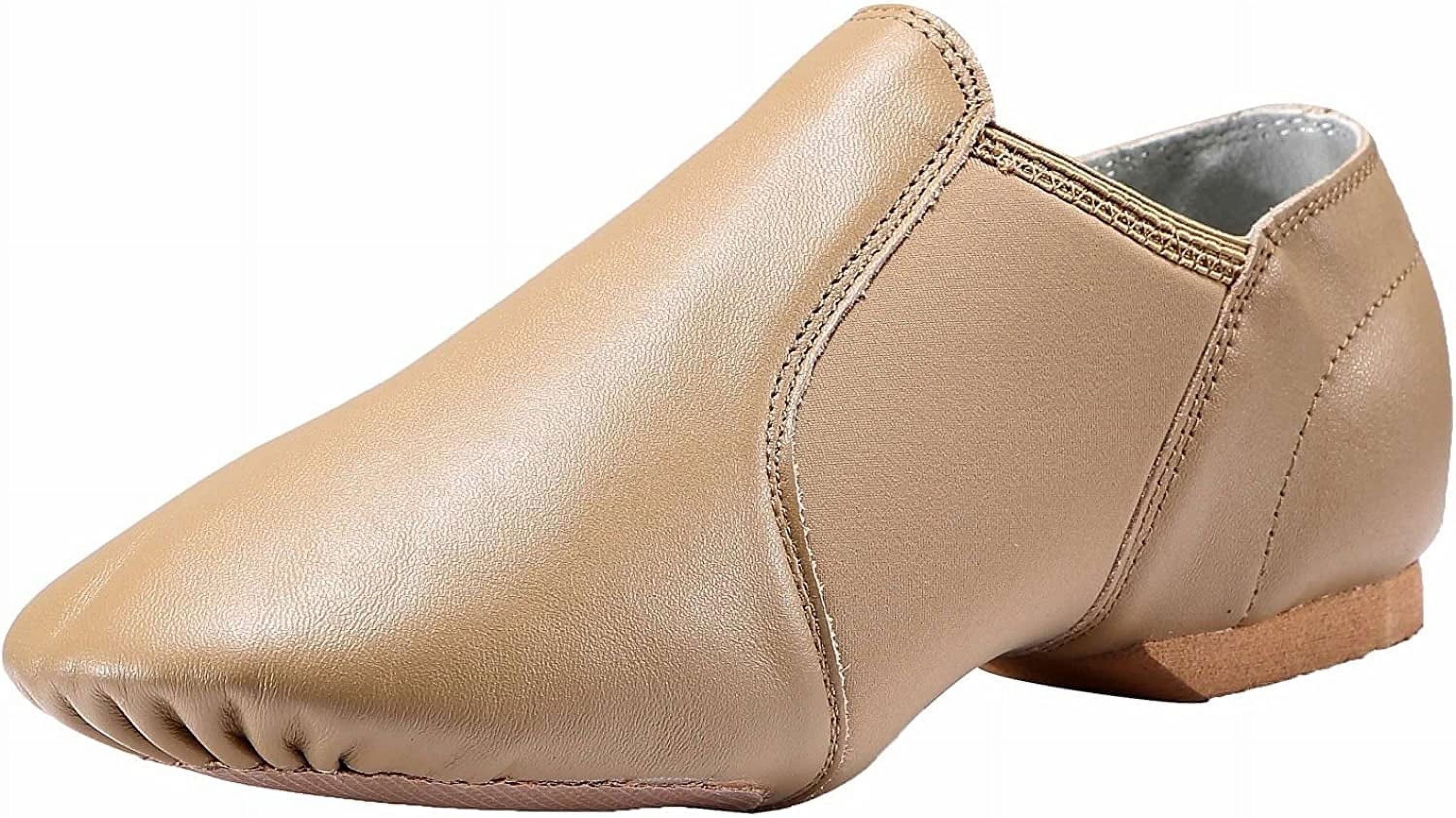 Java Youth Leather Slip-On Jazz Shoe (Mocha) main image 1
