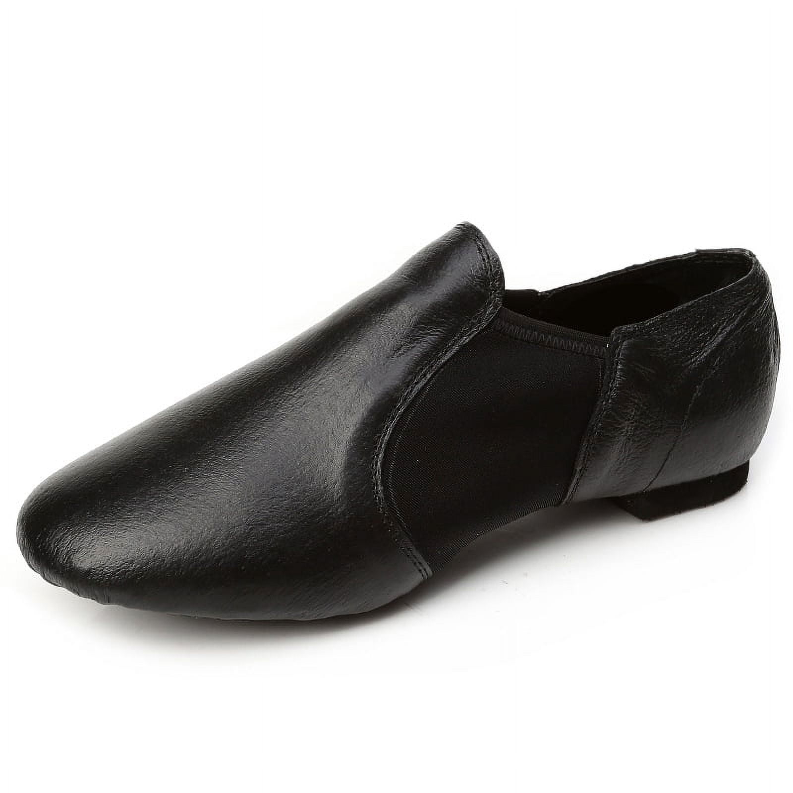 Jill Youth Stretch Canvas Slip-On Jazz Shoe (Mocha)