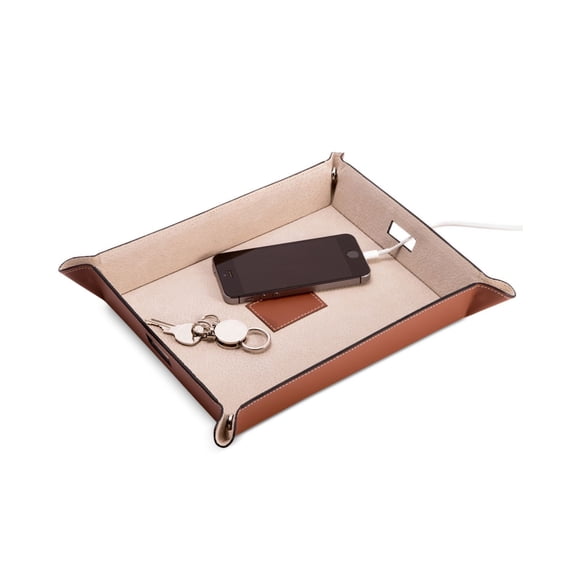 Leather Valet & Charging Station