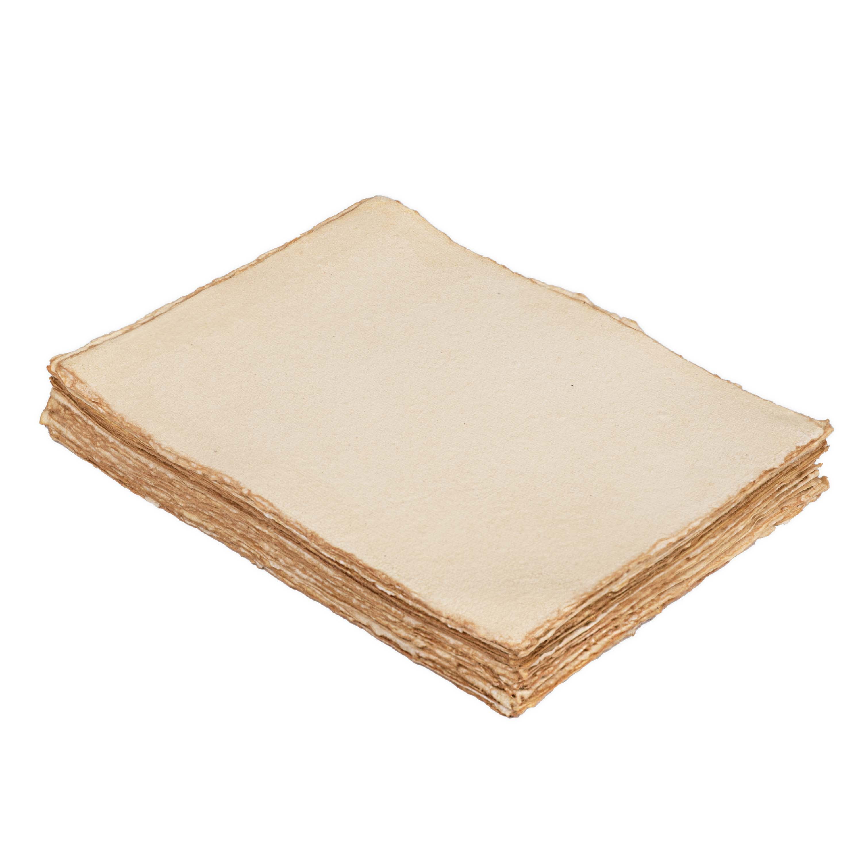 Leather Village - Handmade Cotton Watercolor Paper - 9 x 12 - 200 GSM - Vintage
