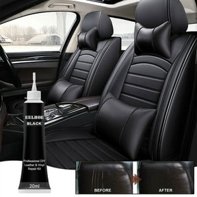 Leather and Vinyl Repair Gel - DIY Scratch Filler for Car Seats and Interiors, High Coverage Restorer Fluid with Fade-Resistant Formula, Multi-Surface Repair Cream for Auto Upholstery