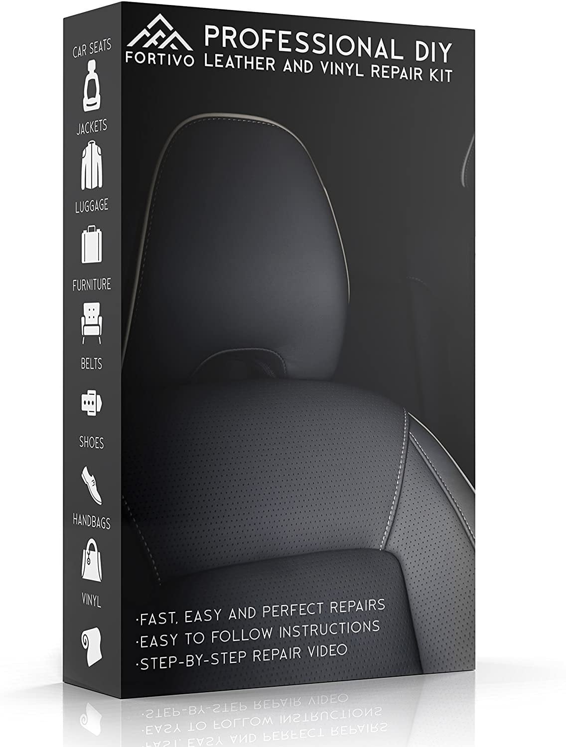 Fairnull 1 Set Leather Repair Kit Long Lasting Safe Plastic Seat Fix  Adhesive Restorer for Car Seat