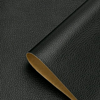 Pelle Patch - Black Leather Repair Kit for Car Seats - 25 Colors Available  - Original 4x60 - Black