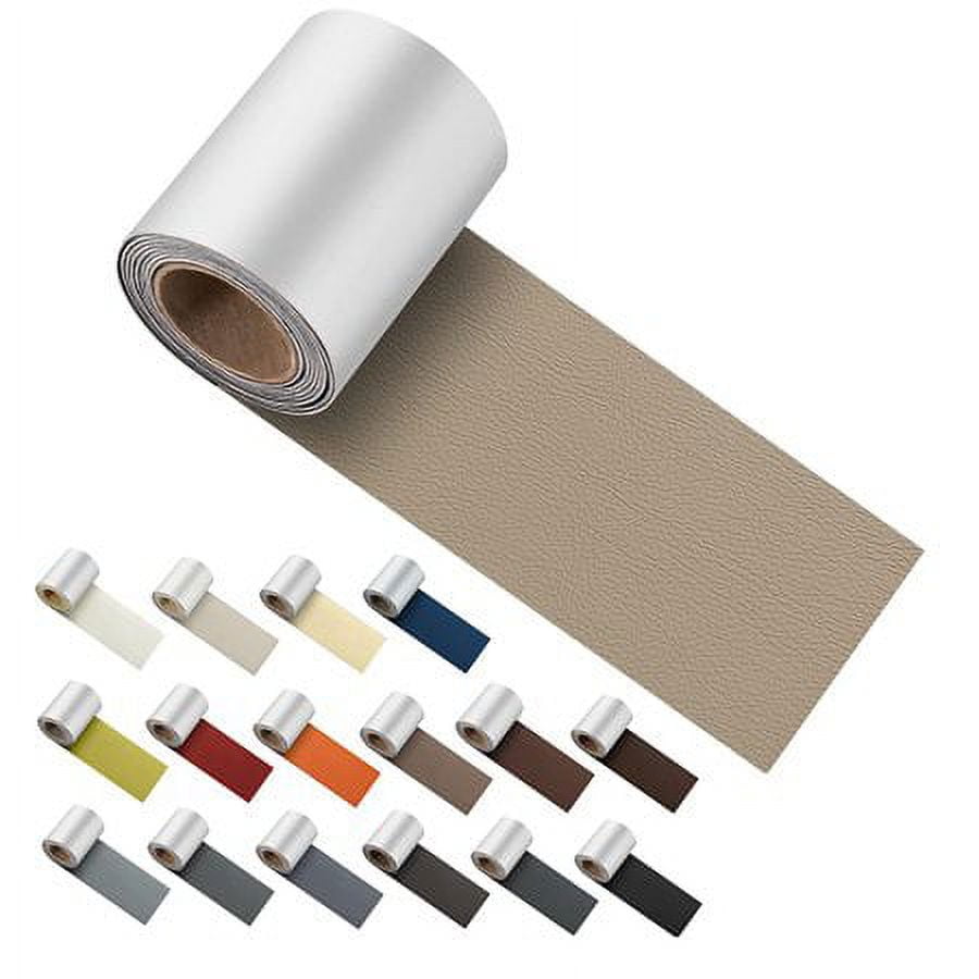  Stickyart Leather Repair Tape Beige Self Adhesive Leather Patch  Tape for Chair Upholstery Repair Tape for Vinyl Furniture Sofa Car Seats  Bags Couch Repair Tape 3.94x78.7