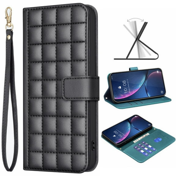 Leather Wallet Phone Case For Samsung Galaxy A56 A36 A16 A06 Phone Case Wallet Case with Quality Leather Phone Cover With Card Holder Zipper