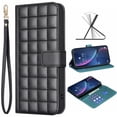 thumbnail image 1 of Leather Wallet Phone Case For Motorola G55 G35 G04 G24 E14 G34 G84 G14 G13 G23 G53 G73 E13 Phone Case Wallet Case with Quality Leather Phone Cover With Card Holder Zipper, 1 of 10