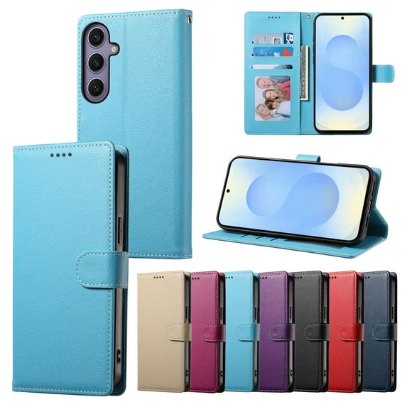 Leather Wallet Phone Case For Samsung Galaxy A56 A36 A26 A16 A06 A55 A35 A25 A15 A05 A05S A54 A34 A24 A14 A04 A04S Phone Case Wallet Case Leather Phone Cover Card Zipper