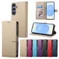 thumbnail image 1 of Leather Wallet Phone Case For Samsung Galaxy A56 A36 A26 A16 A06 A55 A35 A25 A15 A05 A05S A54 A34 A24 A14 A04 A04S Phone Case Wallet Case Leather Phone Cover Card Zipper, 1 of 10