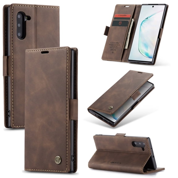 Leather Wallet With Card Holder Zipper Phone Case For Samsung Galaxy Note 20 Ultra Note 10 Plus High Quality Leather Phone Case