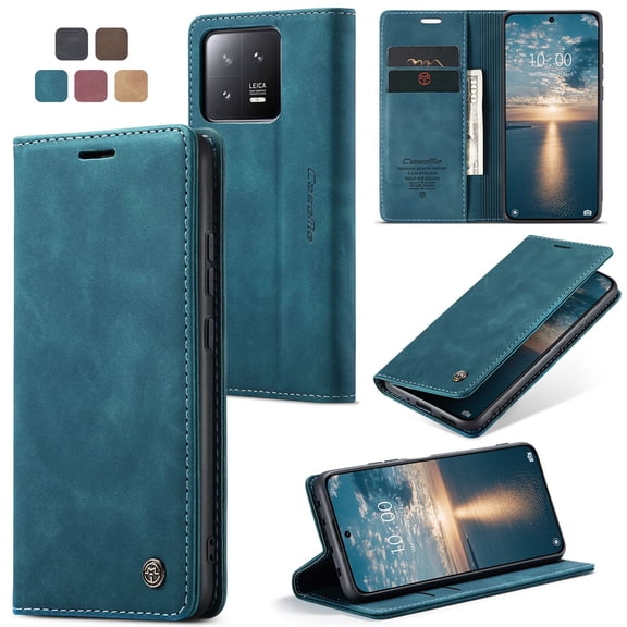 Leather Wallet With Card Holder Zipper Phone Case For Xiaomi Poco C65 PU Leather Magnetic Handbag Zipper Pocket Card Slots