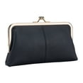 thumbnail image 1 of Leather Wallet for Women, Long Clutch Design with Large Capacity, Multiple Card Slots and Phone Pocket, Secure Clip Closure for Easy Access and Organization, 1 of 4