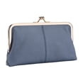 thumbnail image 1 of Leather Wallet for Women, Long Clutch Design with Large Capacity, Multiple Card Slots and Phone Pocket, Secure Clip Closure for Easy Access and Organization, 1 of 4