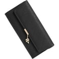 thumbnail image 1 of Leather Wallet for Women Trifold Womens' RFID Blocking Wallet Card Holder Purse Clutch with Zipper Coin Pocket,Light Green, 1 of 7