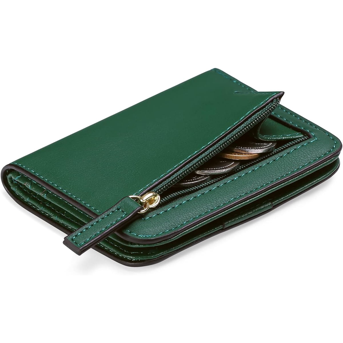 Leather Wallets Women Men Wallet Short Small RFID Blocking Card Holder Wallets Ladies Coin Purse