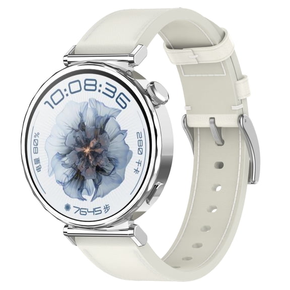 Leather Watch Band with Adjustable Buckle for Secure Comfortable Daily Wear and Universal Watch Compatibility