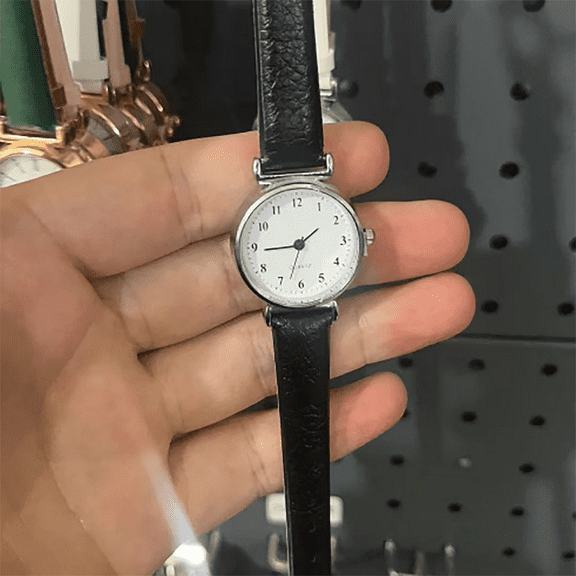 Leather Watch Minimalist Gift Women's Quartz Numerals Classic Fashion With Strap Watch Women's Wrist Watches Leather Watch Band Women Mens Watch Face Watched for Travel Clearance