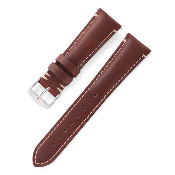 Leather Watch Strap 20mm 22mm 24mm Smart Watch Chain Accessories Fit For Huawei Fit For Samsung Watchband