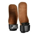 thumbnail image 1 of Sports Powerlifting Wrist Straps for Weightlifting with Double Leather Layer and Enhanced Grip for Superior Hand and Wrist Support in Gym, 1 of 9