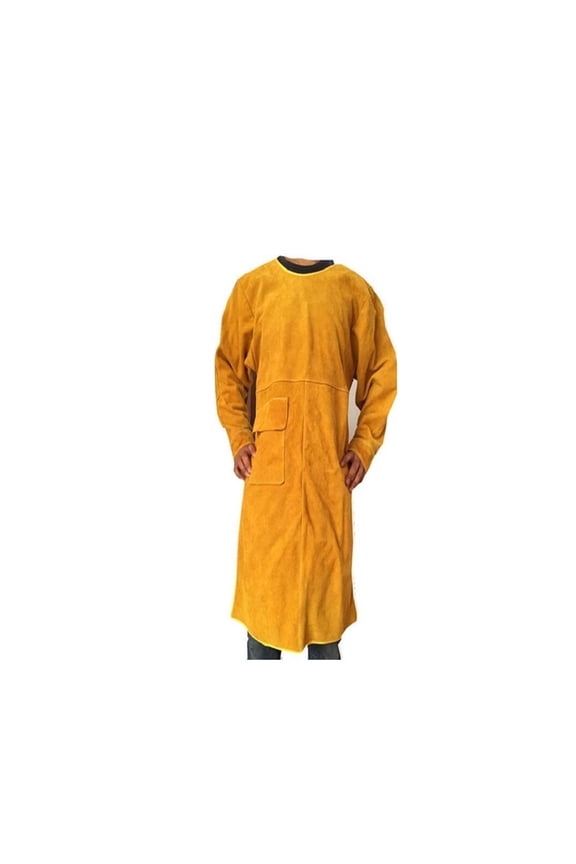 Leather Welder Welding Clothing Flame Retardant Welder Overall Siam Welding Coveralls Welding Apron Liquid Metal Protection Suit ,Great Choice