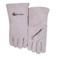 thumbnail image 1 of Leather Welder's Gloves, Shoulder Split Cowhide, Large, Gray | Bundle of 2 Pairs, 1 of 1