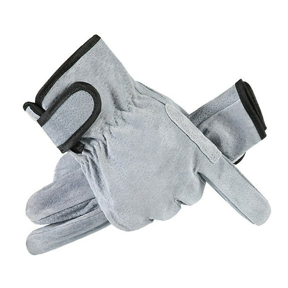 Leather Welding Gloves Flame Retardant Heat-Resistant Welder Supplies Anti-cutting Glove