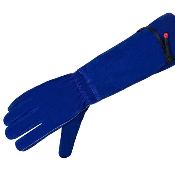 Leather Welding Gloves Heat Fire Resistant, Perfect for Gardening Tig Weld Beekeeping BBQ