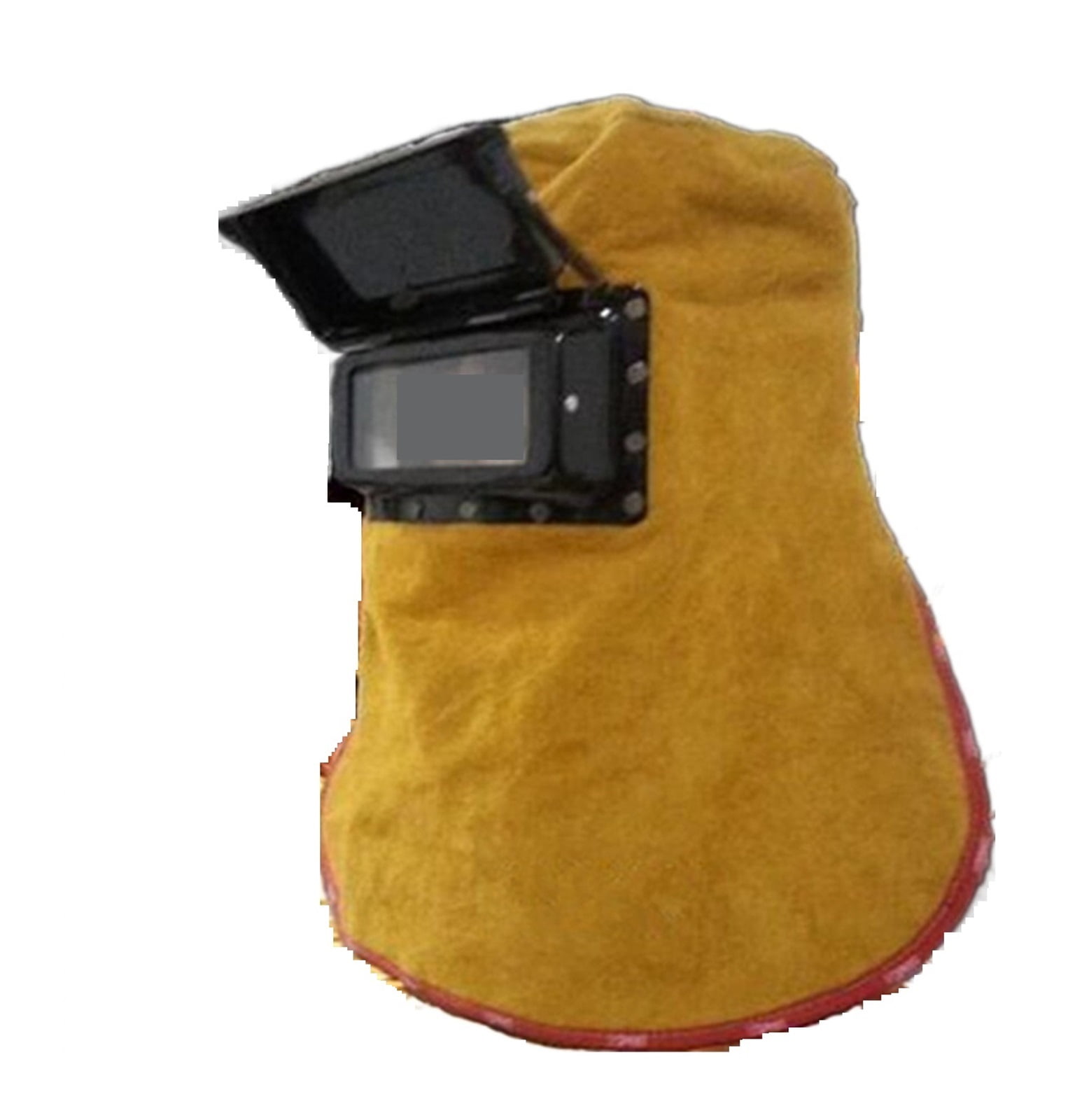 Leather Welding Helmet Mask Solar Auto Darkening Filter Lens Welder Hood Welders Protective Cap ,Widely Use