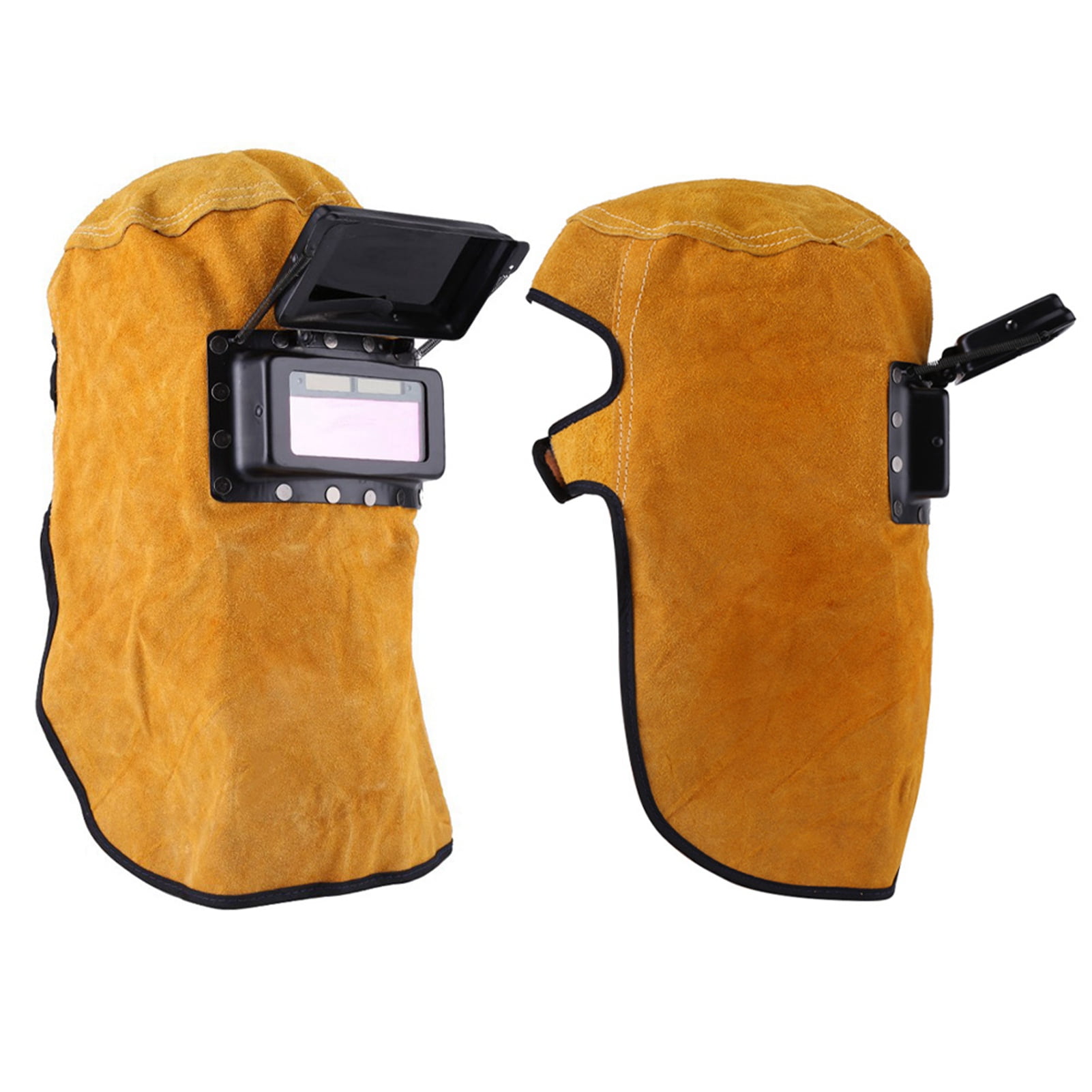 Leather Welding ? Hood Anti-dust Breathable Welding Helmet? For Full Protection For Welding Workers For Heat Resistant