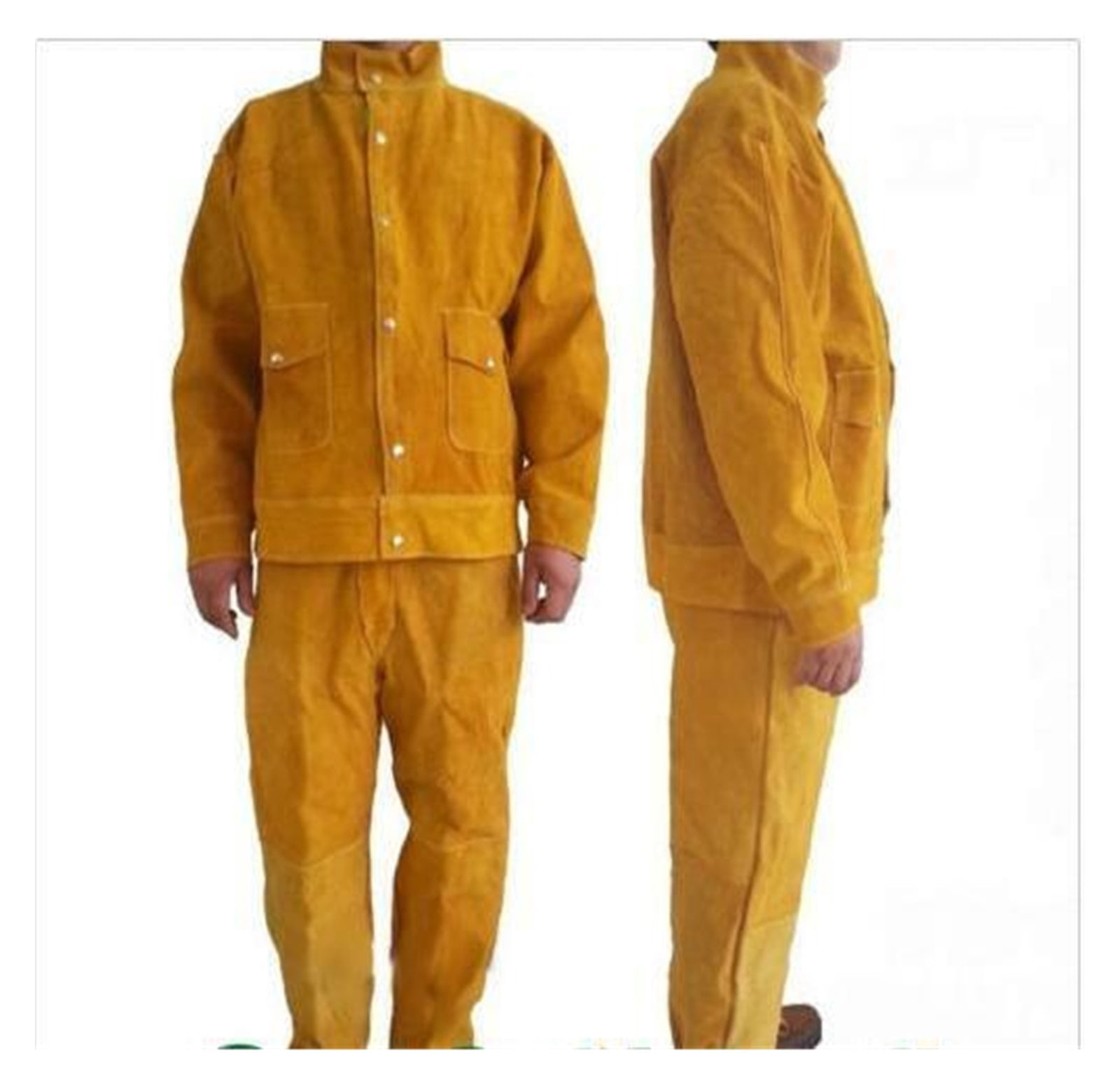 Insolution Suits Leather Welding Protective Clothing Apparel Suit For Welder Protection ...