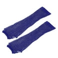 thumbnail image 1 of Leather Women's Gloves Mittens New Women'S Fashion Long Length Fishnet Fingerless Gloves Party Gloves,Blue Women's Accessories Gloves Mittens, 1 of 2