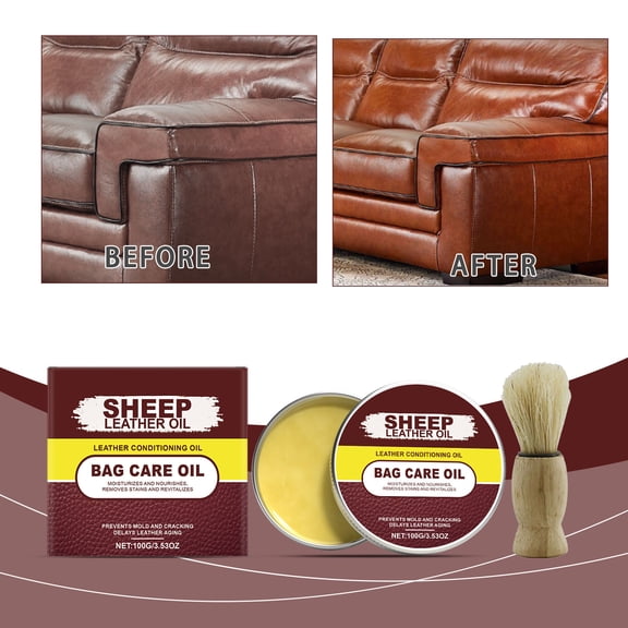 Leather Wood Care Balm Nourishing Protection For Furniture Surfaces