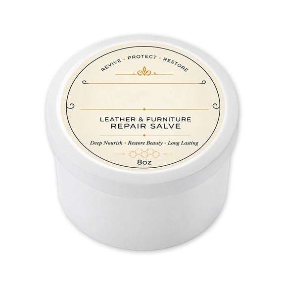 Leather & Wood Restoring Salve, Furniture Polish & Conditioner, Leather Repair Cream, for Car Seat, Couch, Shoe, Purse