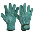 Leather Working Gloves ,for Men Welding Construction Gardening Heavy