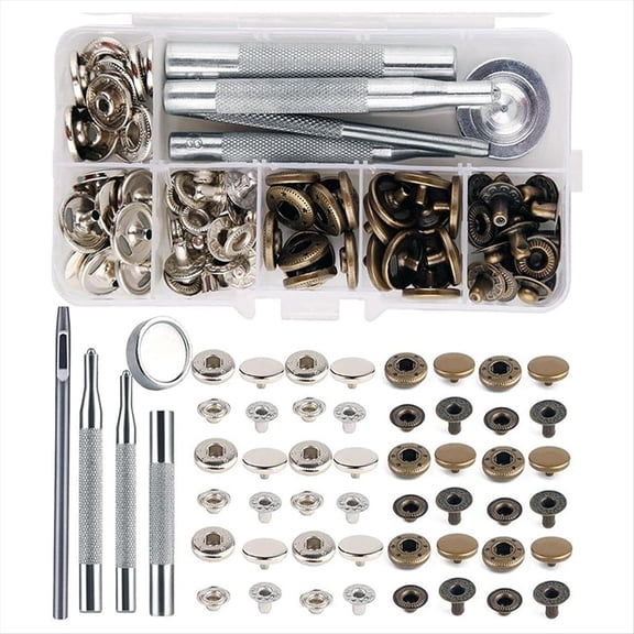 Leather Working Kit Leather, Leather Working Tools,Prong Punch Sets, Storage Box for Stitching Punching Cutting