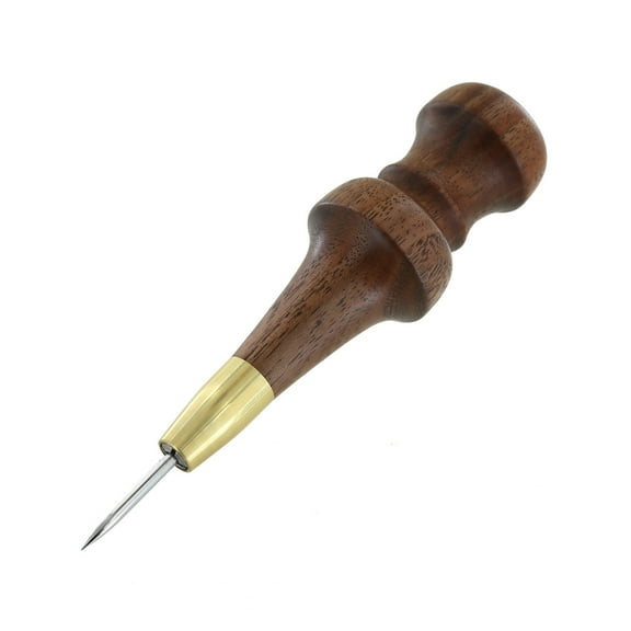 Leather Wranglers 'Awl of Spades', Natural Walnut Handle