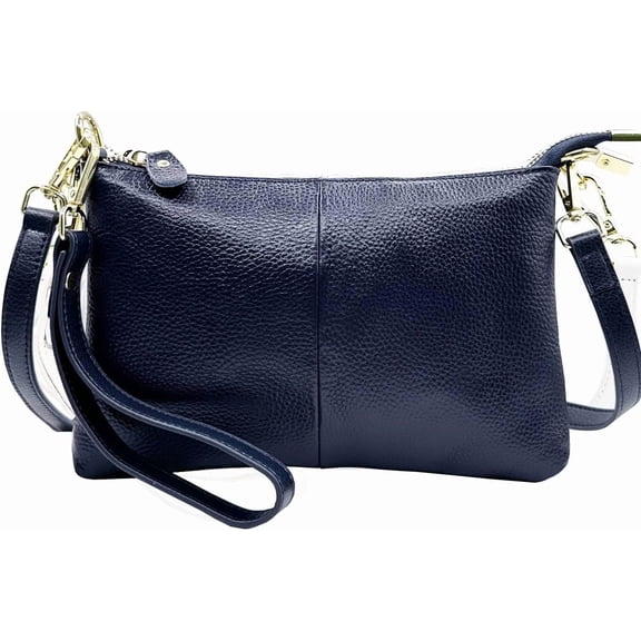 Leather Wristlet Wallet Clutch Purses For Women Small Crossbody Phone Bags
