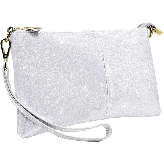 Leather Wristlet Wallet Clutch Purses For Women Small Crossbody Phone Bags