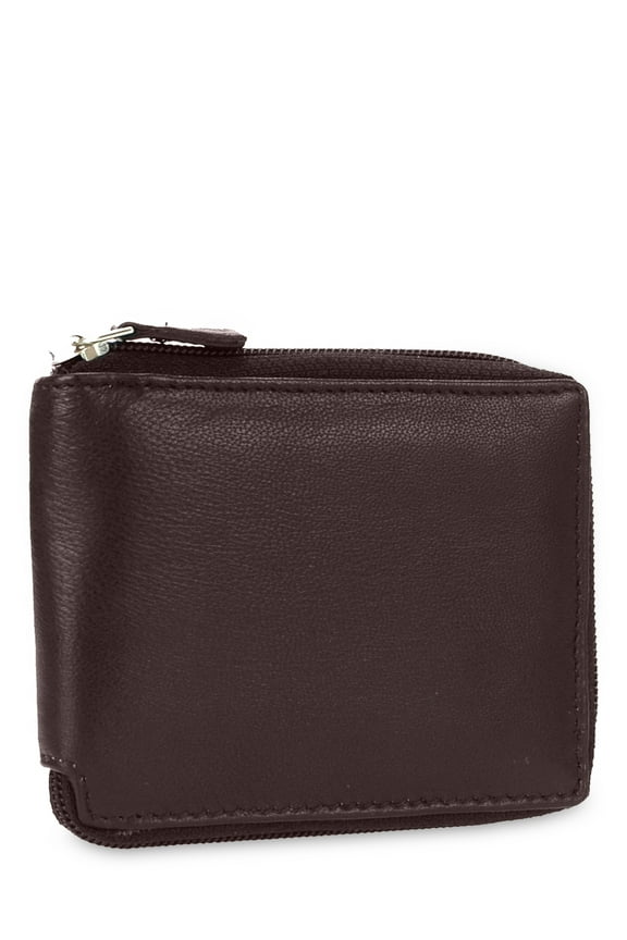 Leather Zip-around wallet
