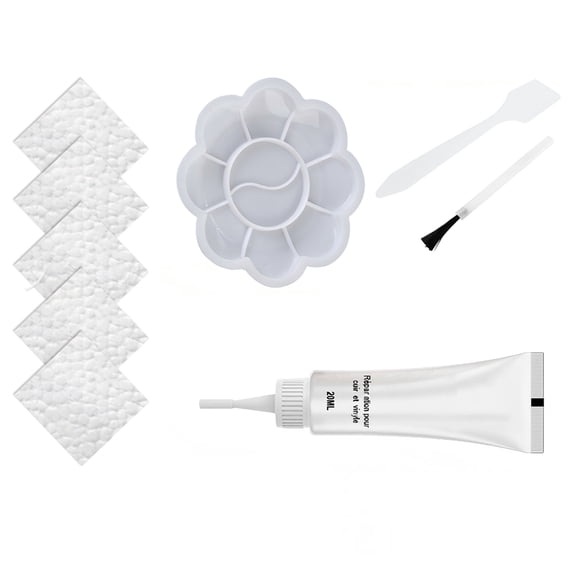 Leather and Vinyl Repair Kit | White Leather Repair Kit for Car Seats, Couches and Furniture, Complete Repair Tools for Scratches, Tears and Scuffs