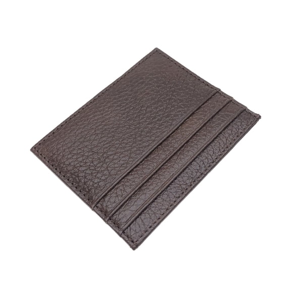 mokzer Leather Credit Card Holder Wallet RFID Blocking Slim for Men Women (Black)