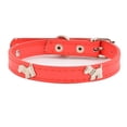 thumbnail image 1 of Leather dog collar, high quality soft smooth thick leather collar, suitable for large size, 1 of 5