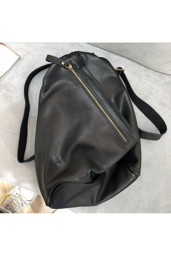 Leather handmade first layer cowhide backpack