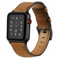 thumbnail image 1 of Leather strap For Apple watch band 44mm 41mm 45mm 40mm 42mm 38mm Retro Cow watchband bracelet iWatch series 7 3 4 5 se 6, 1 of 8