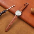 thumbnail image 1 of Leather strap soft vegetable tanned calf leather men's strap 18/19/20/21/22mm, 1 of 9