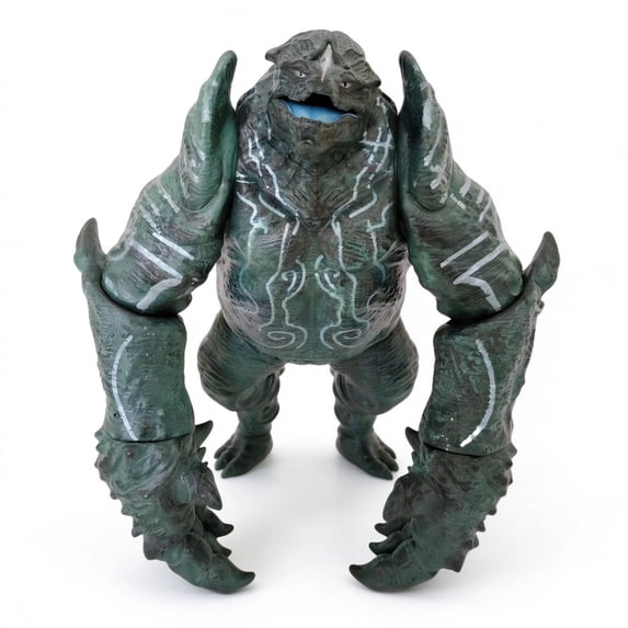 Leatherback Monster Figure 7 Inch Green Creature with Shell Back for ...