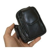 Leatherboss Cigarette Case Belt Pouch with Cell phone and Lighter Pocket Genuine Leather
